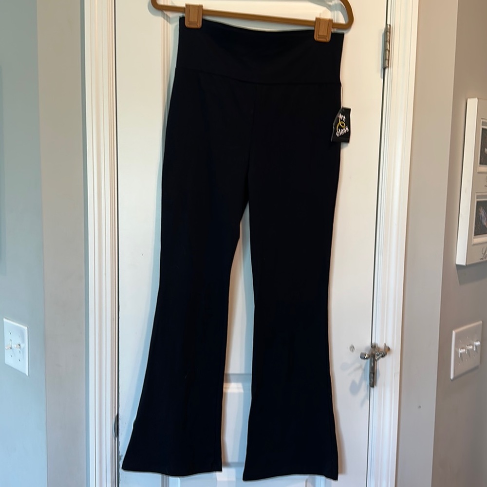 Art Class - Girls Fold Over Waist Flare Leggings